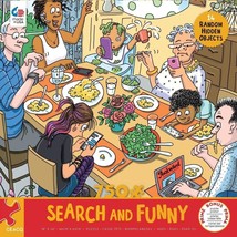 Ceaco Awkward Family Jigsaw Puzzle - 750pc Search and Funny Family Dinner - £11.90 GBP