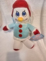 SNOWMAN 2014 Sugarloaf Holiday Collection Plush Toy Christmas Stocking 15" - $13.80