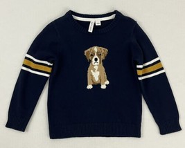 Janie and Jack Boy's 3 Major Style Dog Varsity Sweater - $16.83