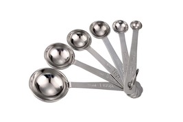 Heavy Duty Stainless Steel Metal Measuring Spoons Commercial Grade NEW - £7.82 GBP