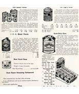 1922 N.T. Bushnell Metal Polish Marine Glue Advertisement Catalog Hardwa... - $41.12 CAD