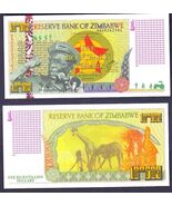 Zimbabwe 1 Bicentillion Dollars  Banknote African Freedom Fighter UNC - $4.93 CAD