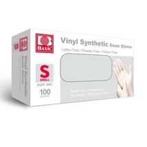 100 Pack Small Clear Vinyl Gloves Latex Free Comfortable and Flexible - ... - $4.49