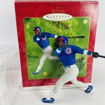 Hallmark Sammy Sosa Ornament MLB Chicago Cubs At The Ballpark 2001 QXI6375 - £6.59 GBP