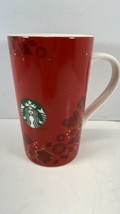 Starbucks Holiday Christmas Coffee tea Mug 16 oz Red 2013 - £7.87 GBP