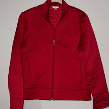Christopher &amp; Banks Scarlet Quilted Jacket - $288.55 MXN