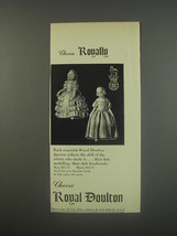 1956 Royal Doulton Rose and Marie Porcelain Ad - Choose Royally - £13.89 GBP