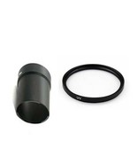 Lens Tube Adaptor + UV Filter for Canon Powershot G10 G11 G12 Digital Ca... - £15.52 GBP