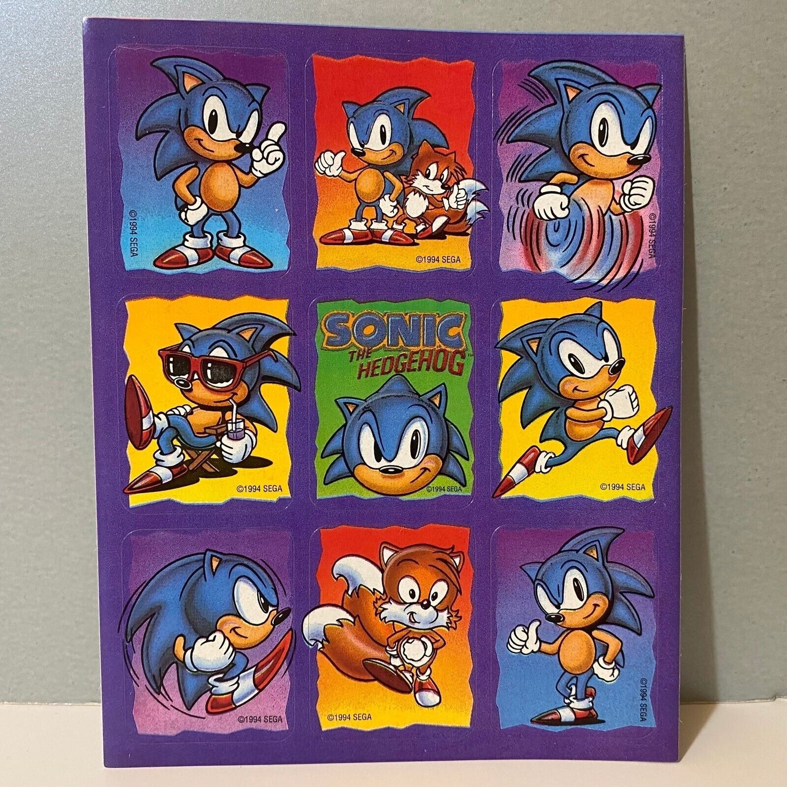 Vintage Gibson Sonic The Hedgehog Stickers - $12.99