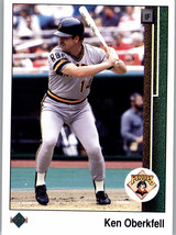 1989 Upper Deck 313 Ken Oberkfell  Pittsburgh Pirates - $1.15