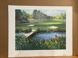 Golf Print &quot;Open Fairway&quot; by Jacqueline Penney 1990 water 20”H x 25”W - $184.35 MXN