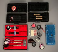 Unicorn Darts And Accudarts Accessories Ninja Mixed Lot Dart Game Pieces... - $18.99