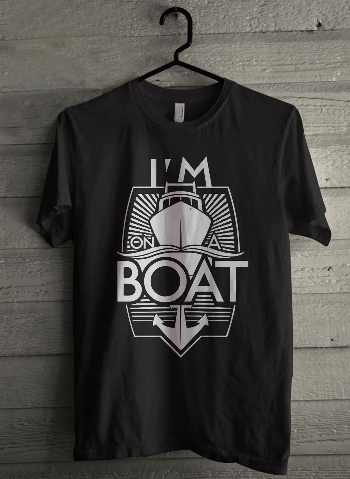 Im On A Boat Party Men's T-Shirt - Custom (513) - £15.28 GBP - £17.44 GBP