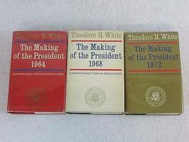 Lot Of Theodore White Making Of The President 1964 1968 1972 3 Vol Set Book Club - £93.89 GBP