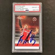 2012-13 Panini Prestige #94 Kyle Lowry Signed Card AUTO 10 PSA Slabbed Raptors - £321.47 GBP