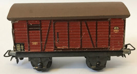 RARE Vintage 1950s MARKLIN HO Scale 381 Train Freight Boxcar Goods Wagen - £44.23 GBP