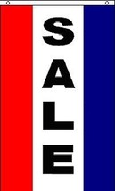 GHP 10Pcs 3&#39;x5&#39; &quot;SALE&quot; Polyester Flag Vertical Message Banner w 2 Metal ... - £30.93 GBP