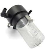 Oil Catch Can with Mesh Filter 3/8 - 1/2 Barb Adapters | K-MOTOR - $97.99