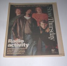 Hootie &amp; The Blowfish Show Newspaper Supplement Vintage 1995 Cover Story  - $19.99