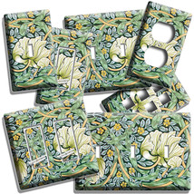 FLOWER AND LEAF LIGHT SWITCH OUTLET WALL PLATE ROOM 19 CENTURY NOUVEAU A... - £13.66 GBP+