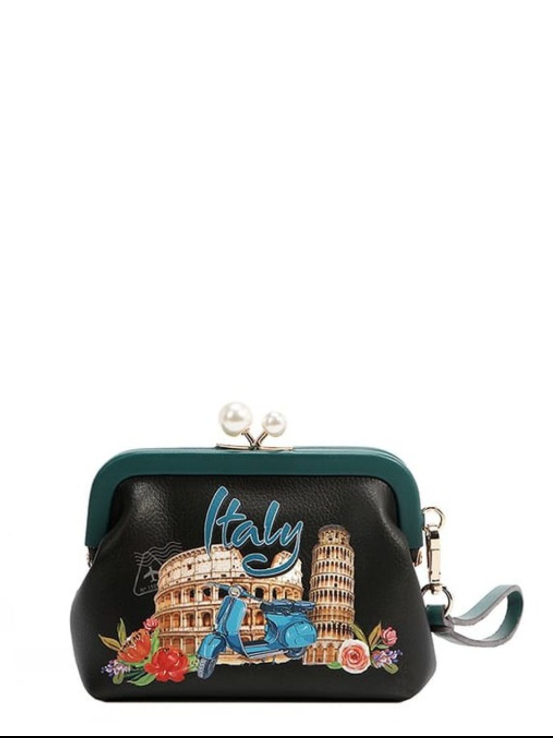 Nicole Lee USA Chelsea Pearl Kiss-Lock Coin Purse Item image 5