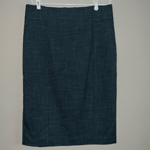 Ann Taylor Pencil Skirt Gray Plaid Womens Size 14 - £15.30 GBP