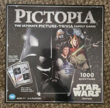 Star Wars Pictopia Picture Trivia Family Game Wonder Forge 2015 Complete - £6.86 GBP