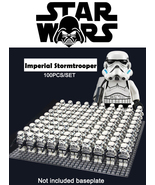 100pcs/set Star Wars Imperial Stormtroopers Army Set Minifigures Lot - £82.93 GBP
