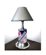 New York Yankees lamp with chrome finish shade, NY Yankees. - $43.99
