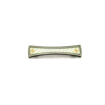 Antique Signed Sterling Genuine Cloisonne Edwardian Enamel Long Bar Pin Brooch - £42.64 GBP