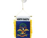 US Flag Store North Dakota Mini Window Banner - $2.88