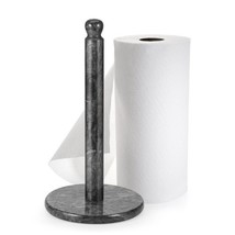 Marble Paper Towel Holder 12 inch (Black Marble) Kitchen Paper Towels Ro... - $120.59