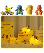Pikachu Night Light Illuminating Children&#39;s Toy Adorable Pikachu Bedside... - £5.69 GBP