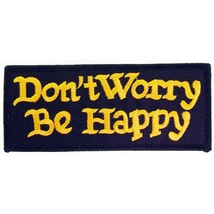 Don&#39;t Worry Be Happy Patch 3&quot; - £7.66 GBP