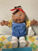 Vintage Cabbage Patch Kid Girl African American Play Along PA-7 Brown Ha... - $195.00