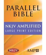 Parallel Bible: New King James Version/Amplified Bible Black Lea - €84,38 EUR