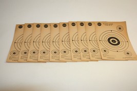 Lot of 10 Vintage Sears, Roebuck &amp; Co. Paper 50 Foot Shooting Target No. 9 - £11.67 GBP
