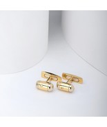 Two-Tone Cufflinks-Diamond Cufflinks-14K Gold Cufflinks-Tuxedo Studs - €1.916,26 EUR