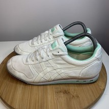 Asics Onitsuka Tiger Ultimate 81 Womens Size 8.5 Running Shoes White Teal - £46.38 GBP