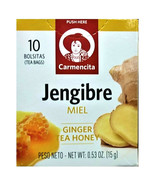 Carmencita Ginger Tea Honey / Jengibre with Miel (10 Tea Bags x Box) 4 B... - £18.25 GBP