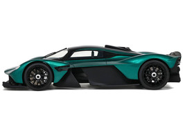 2021 Aston Martin Valkyrie British Racing Green with Black Top 1/18 Model Car by - $177.99