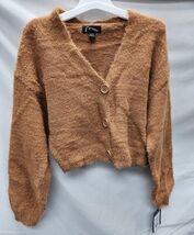 Girls' Small 6/6X Orange Fuzzy Cardigan - art class New With Tags  image 2