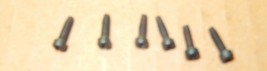 LIONEL PART -8600-49-   SCREWS -4-40 X 3/8&quot; - 6 PIECES- NEW- W46N - $1.28