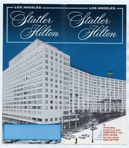 Statler Hilton Brochure Hub of the Freeways Los Angeles California 1950&#39;s - £20.98 GBP