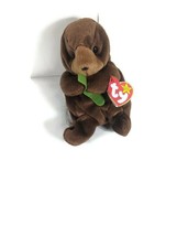 TY Original Beanie Baby Seaweed the Brown Otter 1996 - £7.81 GBP