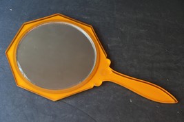 DuPont USA Vtg or Antique Art Deco Pyralin Hand Mirror Abalone Iridescen... - $462.01 MXN