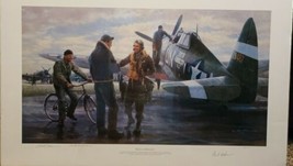 Gil Cohen Return Halesworth Bud Mahurin 56th Fighter Group P-47 Thunderbolt - £438.29 GBP