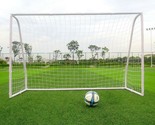 8&#39; X 5&#39; Soccer Goal With Net Strong Straps Anchor Large Soccer Goal Sports - £63.98 GBP