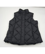 Women&#39;s Black Eddie Bauer EB700 Goose Down Diamond Puffer Vest Size Medi... - £23.70 GBP