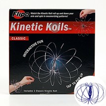 Kinetic Koils Spring Flow Ring Multi Sensory by Flipo Interactive Fun - Blue - £2.99 GBP